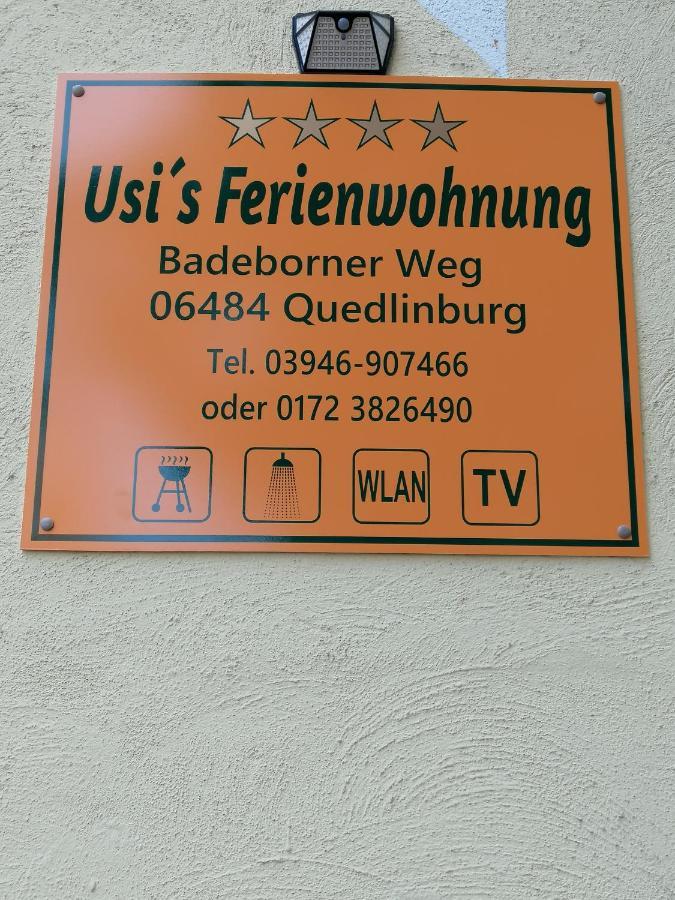 Usis_Ferienwohnung Im Harz Quedlinburg Exterior photo